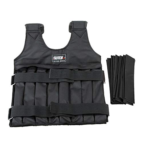 Lixada Boxeo Chaleco Ajustable Para Ejercicio Entrenamiento de Boxeo Chaleco Peso de Máximo 50Kg +12 Bolsa de Arena/20Kg+16 Bolsa de Arena Lixada Boxeo Chaleco Ajustable Para Ejercicio Entrenamiento de Boxeo Chaleco Peso de Máximo 50Kg +12 Bolsa de Arena/20Kg+16 Bolsa de Arena