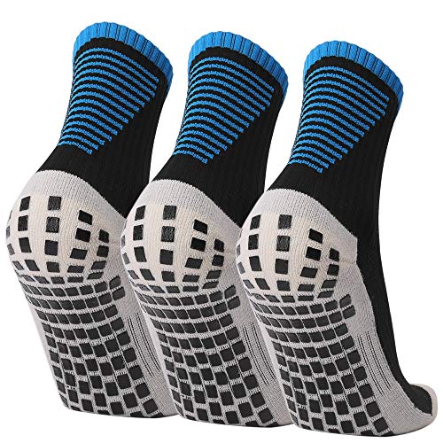 Lixada Calcetines de Fútbol Antideslizantes Calcetines Deportivos para Fútbol Voleibol Hockey Correr Trekking Unisexo