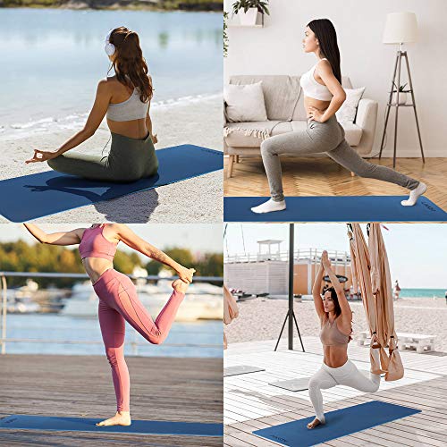 Lixada Esterilla de Yoga TPE Ecologica y Correa de Yoga con Bolsa de Almacenamiento para Yoga Pilates Fitness Lixada Esterilla de Yoga TPE Ecologica y Correa de Yoga con Bolsa de Almacenamiento para Yoga Pilates Fitness