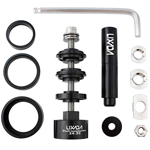 Lixada Kit de Herramientas de Extracción y Instalación para Soporte Inferior de Bicicleta Removedor de Pedalier de Bicicleta para BB86/BB30/BB91/BB92/PF30 Lixada Kit de Herramientas de Extracción y Instalación para Soporte Inferior de Bicicleta Removedor de Pedalier de Bicicleta para BB86/BB30/BB91/BB92/PF30