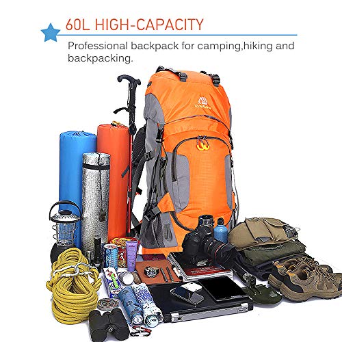Lixada Mochila de Senderismo 50L/60L/70L Gran Capacidad Mochila de Marcha Trekking Camping Deporte al Aire Libre Lixada Mochila de Senderismo 50L/60L/70L Gran Capacidad Mochila de Marcha Trekking Camping Deporte al Aire Libre