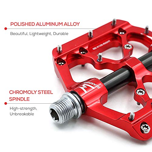 Lixada Pedales de Bicicleta Ultraligero CNC Aluminio 3 Rodamientos Sellados para MTB Bicicleta de Carretera Lixada Pedales de Bicicleta Ultraligero CNC Aluminio 3 Rodamientos Sellados para MTB Bicicleta de Carretera
