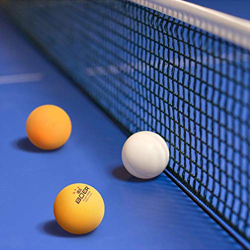 Lixada Pelotas de Ping Pong 3 Estrellas 10 Pcs 40 + MM ABS Sin Costura Pelota de Tenis de Mesa de Entrenamiento