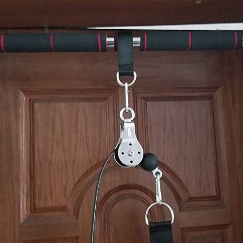 Lixada Polea Mudo de Acero DIY Cable de Acero Sistema de Fijación de Equipo de Fitness para Brazo Bíceps Tríceps Entrenamiento de Fuerza