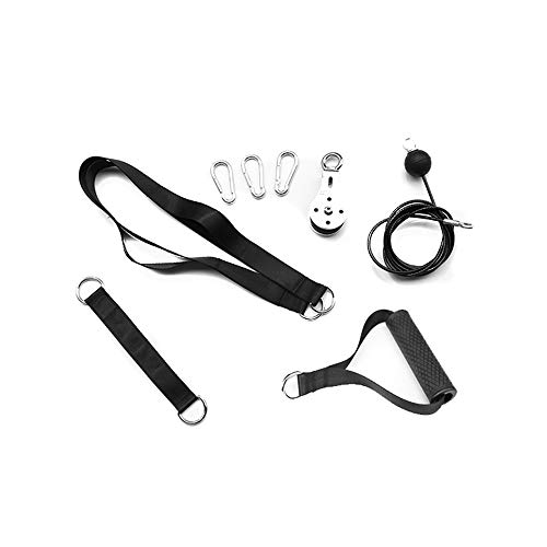 Lixada Polea Mudo de Acero DIY Cable de Acero Sistema de Fijación de Equipo de Fitness para Brazo Bíceps Tríceps Entrenamiento de Fuerza Lixada Polea Mudo de Acero DIY Cable de Acero Sistema de Fijación de Equipo de Fitness para Brazo Bíceps Tríceps Entrenamiento de Fuerza