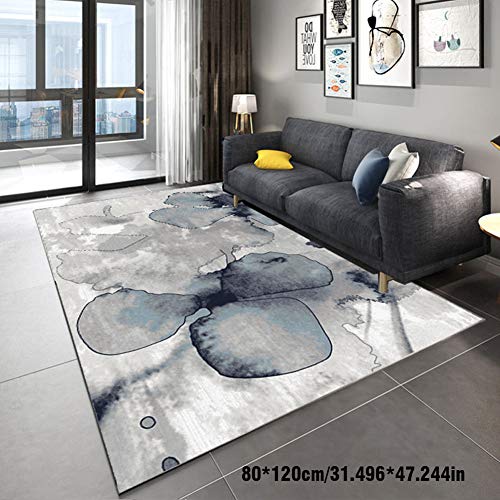 LIYANJIN Alfombras,Alfombra Europeas Modernas para Imprimir Alfombra de Hotel Comercial Sala Estar, Disponible en una Variedad de Colores y tamaños,3,80 * 120cm