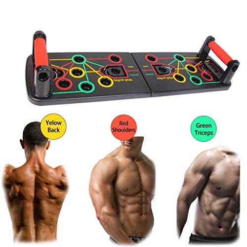 LJBOZ Push Up Bars Tabla, Push Up Tabla Board Fitness Entrenamiento Gimnasio Ejercicio Stands para Entrenamiento en el Interior y en el Brazo