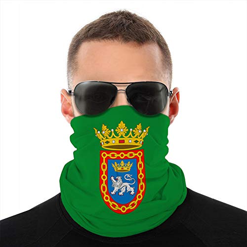 LJKHas232 Unisex Windproof Neck Gaiter Half Cover Shield Flag of Pamplona in Navarre in Spain Neck Gaiters