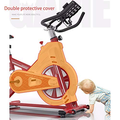 LJYY Bicicleta estática - Eventos de Video y aplicación multijugador, Masa de Volante de 12 KG, Compatible con cinturón de Pulso - Entrenador de Bicicleta de Fitness con transmisión silenciosa po LJYY Bicicleta estática - Eventos de Video y aplicación multijugador, Masa de Volante de 12 KG, Compatible con cinturón de Pulso - Entrenador de Bicicleta de Fitness con transmisión silenciosa po