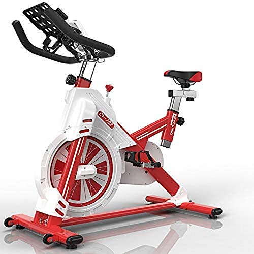 LJYY Bicicleta estática - Eventos de Video y aplicación multijugador, Masa de Volante de 12 KG, Compatible con cinturón de Pulso - Entrenador de Bicicleta de Fitness con transmisión silenciosa po