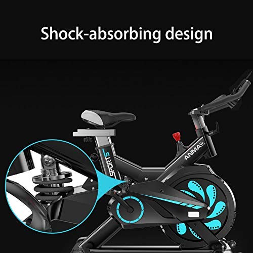 LJYY Bicicleta estática Profesional para Interiores: Eventos de Video y aplicación multijugador, apoyabrazos Acolchado, Asiento cómodo, manubrios Ajustables, Sistema de transmisión por Correa de LJYY Bicicleta estática Profesional para Interiores: Eventos de Video y aplicación multijugador, apoyabrazos Acolchado, Asiento cómodo, manubrios Ajustables, Sistema de transmisión por Correa de