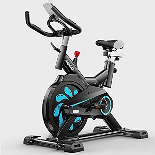 LJYY Bicicleta estática Profesional para Interiores: Eventos de Video y aplicación multijugador, apoyabrazos Acolchado, Asiento cómodo, manubrios Ajustables, Sistema de transmisión por Correa de LJYY Bicicleta estática Profesional para Interiores: Eventos de Video y aplicación multijugador, apoyabrazos Acolchado, Asiento cómodo, manubrios Ajustables, Sistema de transmisión por Correa de