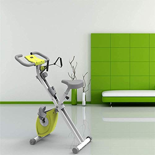 LJYY Bicicletas de Ejercicios para Ejercicios Bicicleta de Ejercicios Computadora de Entrenamiento Plegable y Bicicleta elíptica con máquina de Entrenamiento para Adelgazar Cardio Fitness Diseño