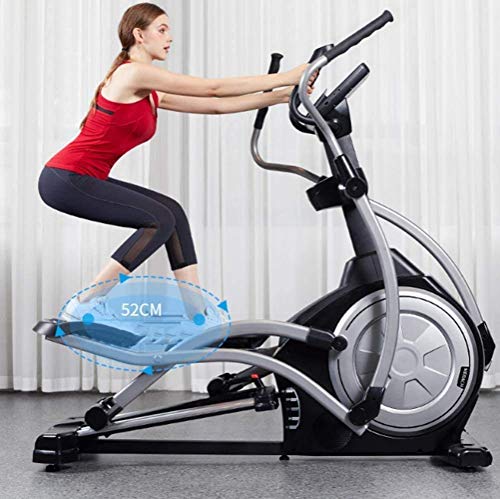 LJYY Máquina elíptica, Equipo de Bicicleta estática para Interiores, aleación de Cuatro Pistas, Control electromagnético de 16 velocidades, para Hombres y Mujeres, Uso RunningMachine1121 LJYY Máquina elíptica, Equipo de Bicicleta estática para Interiores, aleación de Cuatro Pistas, Control electromagnético de 16 velocidades, para Hombres y Mujeres, Uso RunningMachine1121