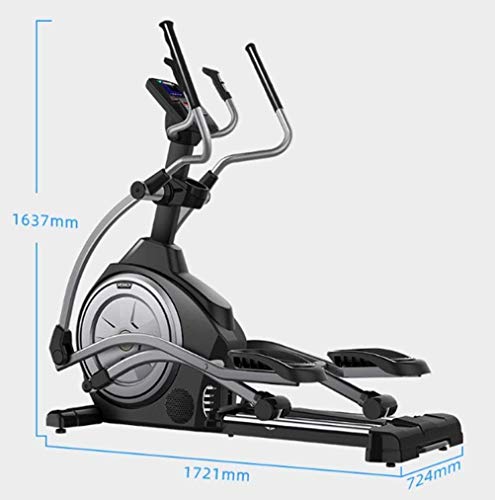 LJYY Máquina elíptica, Equipo de Bicicleta estática para Interiores, aleación de Cuatro Pistas, Control electromagnético de 16 velocidades, para Hombres y Mujeres, Uso RunningMachine1121