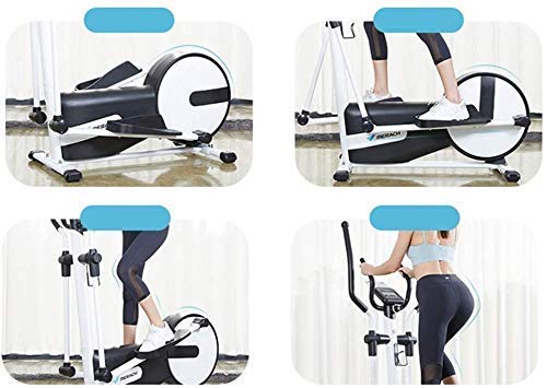LJYY Máquina elíptica, Resistencia de Control electromagnético, Ajuste eléctrico de 24 velocidades, máquina de Paseo Espacial, Bicicleta estática para Interiores, Equipo de Ejercicio RunningMachi