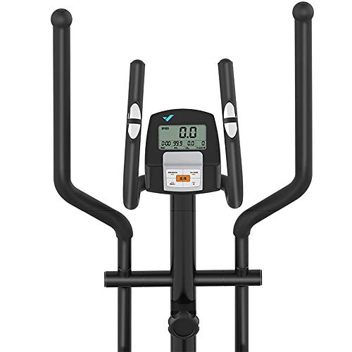 LK-HOME Bicicleta Elíptica Profesional, Máquina para Adelgazar Fitness, Máquina Elíptica con 8 Niveles De Resistencia Y Sensor De Frecuencia Cardíaca, Máquina De Entrenamiento Cardiovascular