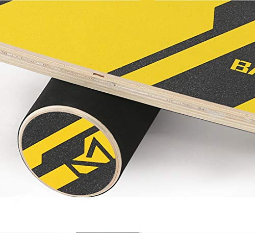 LLC-POWER Balance Board Instructor, Instructor De Equilibrio De Madera para La Aptitud con El Rodillo, para Surf, Sup, Wakesurf, Wakeskate, Esquí, Snowboard Y Skate