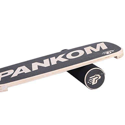 LLC-POWER Madera Balance Board Entrenador De Fitness, Yoga, Entrenamiento, Mejora De Fuerza De La Base, para Snowboard, Surf, Hockey, Equilibrio Ejercicio Fitness Equipment