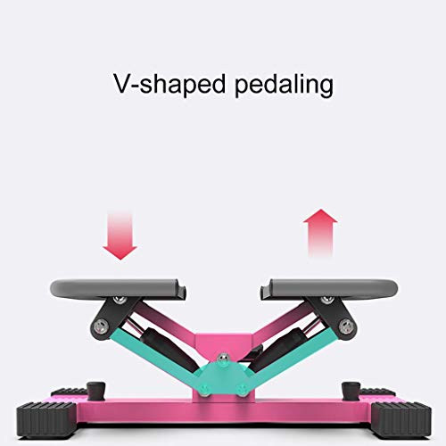 Llq2019 La máquina silenciosa de Pedal La máquina de pérdida de Peso Perezoso en Cinta rodante multifunción para Interiores Máquina para Perder Peso no daña la Rodilla, soporta 100 kg