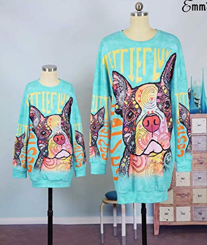 Loalirando Sudadera Madre e Hija Sudaderas Largas sin Capucha Ropa de Vestido Largo de Moda Loalirando Sudadera Madre e Hija Sudaderas Largas sin Capucha Ropa de Vestido Largo de Moda