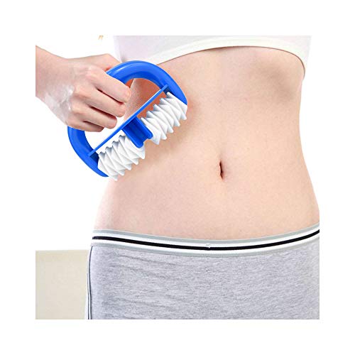 Locisne Body Roller Brush Celulitis Masajeador Mitt, uso en húmedo o en seco, gran Fascia y celulitis Blaster Deportes masaje herramienta para la liberación … (azul)