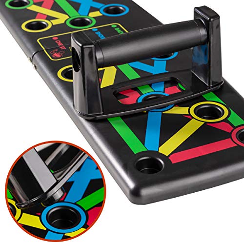 Locisne Portátil 14-en-1 Ultra Push Up Board Bracket Board Multifuncional Brazo Sistema de entrenamiento muscular abdominal con soporte Equipo de entrenamiento de fitness Interior al aire libre Locisne Portátil 14-en-1 Ultra Push Up Board Bracket Board Multifuncional Brazo Sistema de entrenamiento muscular abdominal con soporte Equipo de entrenamiento de fitness Interior al aire libre