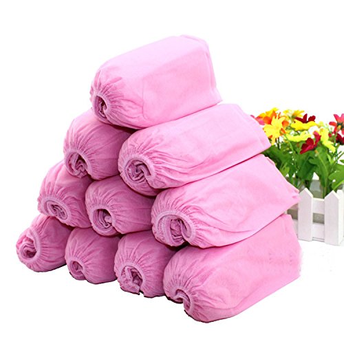 logei® 100pcs chanclos desechables cubierta de zapatos desechables cubre calzado desechables zapatos de manga cubrezapatos fundas de zapatos, rosa logei® 100pcs chanclos desechables cubierta de zapatos desechables cubre calzado desechables zapatos de manga cubrezapatos fundas de zapatos, rosa