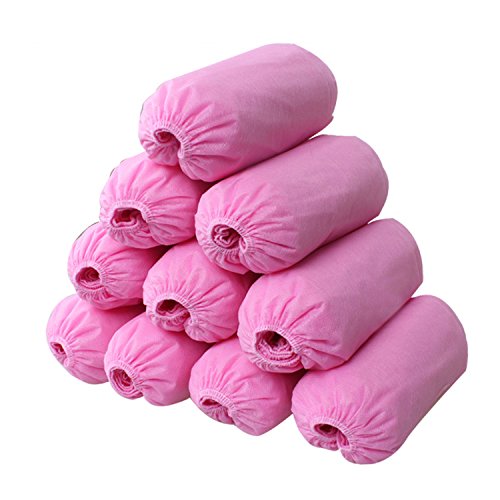 logei® 100pcs chanclos desechables cubierta de zapatos desechables cubre calzado desechables zapatos de manga cubrezapatos fundas de zapatos, rosa logei® 100pcs chanclos desechables cubierta de zapatos desechables cubre calzado desechables zapatos de manga cubrezapatos fundas de zapatos, rosa