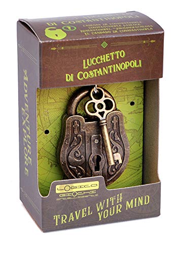 LOGICA GIOCHI Art. El Candado de Constantinopla - Rompecabezas de Metal - Nivel de dificultad Difícil 3/6 - Cast Puzzle LOGICA GIOCHI Art. El Candado de Constantinopla - Rompecabezas de Metal - Nivel de dificultad Difícil 3/6 - Cast Puzzle