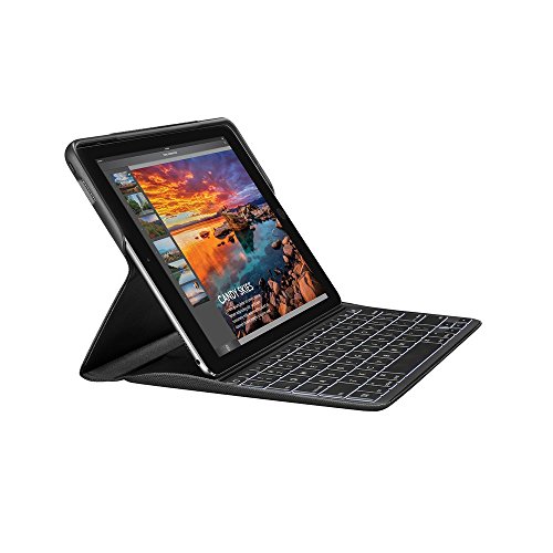 Logitech Create - Funda con teclado inalámbrico retroiluminado y tecnología Smart Connector para iPad Pro 9.7", negro