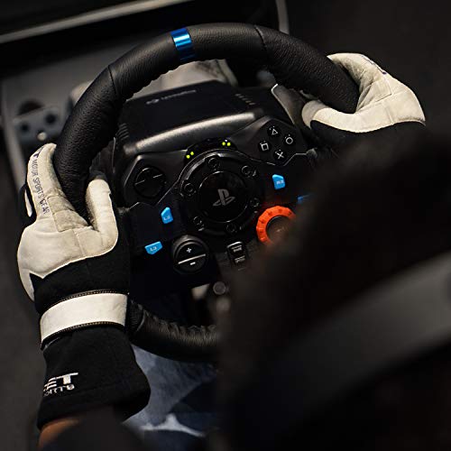 Logitech G29 Driving Force Volante de Carreras y Pedales, Force Feedback, Aluminio Anodizado, Palancas de cambio, Volante de Cuero, Pedales Ajustables, Enchufe EU, PS5, PS4, PC, Mac - Negro Logitech G29 Driving Force Volante de Carreras y Pedales, Force Feedback, Aluminio Anodizado, Palancas de cambio, Volante de Cuero, Pedales Ajustables, Enchufe EU, PS5, PS4, PC, Mac - Negro