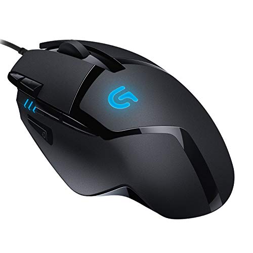 Logitech G402 Hyperion Fury Ratón Gaming con Cable, Seguimento Óptico 4,000 DPI, Peso Reducido, 8 Botones Programables, PC/Mac Negro