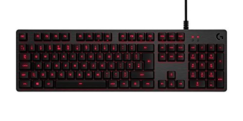 Logitech G413 - Teclado Gaming Mecánico, Teclas Retroiluminadas, Teclas Romer-G Táctil, Aleación de Aluminio 5052, Personalizable, Conexión de Paso de USB, QWERTY Español, Carbón Logitech G413 - Teclado Gaming Mecánico, Teclas Retroiluminadas, Teclas Romer-G Táctil, Aleación de Aluminio 5052, Personalizable, Conexión de Paso de USB, QWERTY Español, Carbón