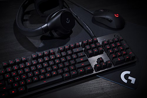 Logitech G413 - Teclado Gaming Mecánico, Teclas Retroiluminadas, Teclas Romer-G Táctil, Aleación de Aluminio 5052, Personalizable, Conexión de Paso de USB, QWERTY Español, Carbón Logitech G413 - Teclado Gaming Mecánico, Teclas Retroiluminadas, Teclas Romer-G Táctil, Aleación de Aluminio 5052, Personalizable, Conexión de Paso de USB, QWERTY Español, Carbón