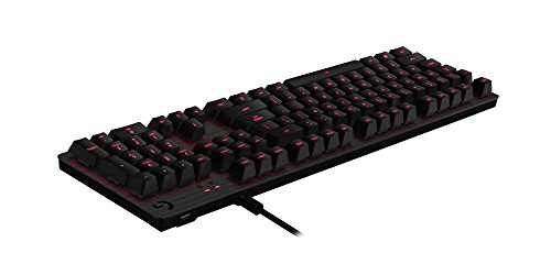 Logitech G413 - Teclado Gaming Mecánico, Teclas Retroiluminadas, Teclas Romer-G Táctil, Aleación de Aluminio 5052, Personalizable, Conexión de Paso de USB, QWERTY Español, Carbón Logitech G413 - Teclado Gaming Mecánico, Teclas Retroiluminadas, Teclas Romer-G Táctil, Aleación de Aluminio 5052, Personalizable, Conexión de Paso de USB, QWERTY Español, Carbón