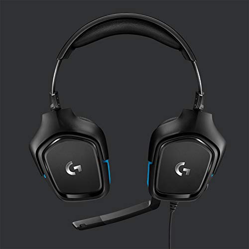 Logitech G432 Auriculares Gaming con Cable, Sonido 7.1 Surround, DTS Headphone:X 2.0, Transductores 50mm, USB y Jack Audio 3, 5mm, Microfóno Volteable, Peso Ligero, PC/Mac/Xbox One/PS4/Nintendo Switch Logitech G432 Auriculares Gaming con Cable, Sonido 7.1 Surround, DTS Headphone:X 2.0, Transductores 50mm, USB y Jack Audio 3, 5mm, Microfóno Volteable, Peso Ligero, PC/Mac/Xbox One/PS4/Nintendo Switch