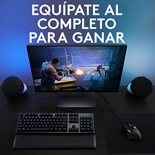 Logitech G502 HERO Ratón Gaming con Cable Alto Rendimiento, Sensor HERO 16K, 16 000 DPI, RGB, Peso Personalizable, 11 Botones Programables, Memoria Integrada, PC /Mac - Negro Logitech G502 HERO Ratón Gaming con Cable Alto Rendimiento, Sensor HERO 16K, 16 000 DPI, RGB, Peso Personalizable, 11 Botones Programables, Memoria Integrada, PC /Mac - Negro