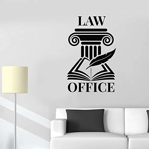 Logo calcomanías de pared libro abierto pluma texto bufete de abogados oficina decoración de interiores vinilo pegatinas para puertas y ventanas mural creativo Logo calcomanías de pared libro abierto pluma texto bufete de abogados oficina decoración de interiores vinilo pegatinas para puertas y ventanas mural creativo