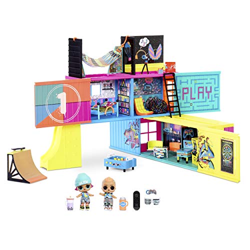 L.O.L. Surprise! Juego de Casa Club - con más de 40 Sorpresas - 2 Muñecas Exclusivas, 7 Áreas de Reunión - Cocina, Dormitorio, Sala de Juegos y Más L.O.L. Surprise! Juego de Casa Club - con más de 40 Sorpresas - 2 Muñecas Exclusivas, 7 Áreas de Reunión - Cocina, Dormitorio, Sala de Juegos y Más