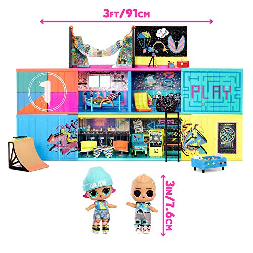 L.O.L. Surprise! Juego de Casa Club - con más de 40 Sorpresas - 2 Muñecas Exclusivas, 7 Áreas de Reunión - Cocina, Dormitorio, Sala de Juegos y Más L.O.L. Surprise! Juego de Casa Club - con más de 40 Sorpresas - 2 Muñecas Exclusivas, 7 Áreas de Reunión - Cocina, Dormitorio, Sala de Juegos y Más