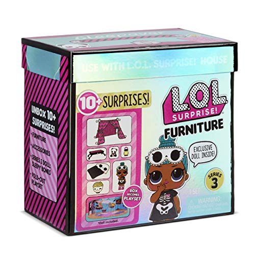 L.O.L. Surprise! Muñecas Coleccionables para Niñas - Con 10 Sorpresas y Accesorios, Sleepy Bones, Mobiliario Serie 3