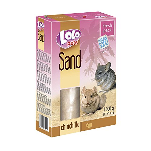 Lolo LO71051 Lecho Sanitario, Arena para Chinchillas - 2 x 1500g (Total: 3 kg) Lolo LO71051 Lecho Sanitario, Arena para Chinchillas - 2 x 1500g (Total: 3 kg)