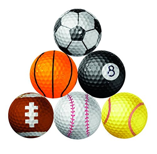 LONGRIDGE BLSP6 - Set de Pelotas de Deportes, 6 Piezas