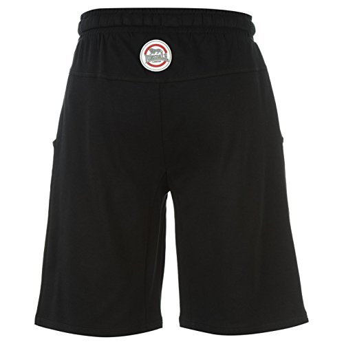 Lonsdale - Pantalones cortos de boxeo para hombre, pantalones deportivos Negro L Lonsdale - Pantalones cortos de boxeo para hombre, pantalones deportivos Negro L