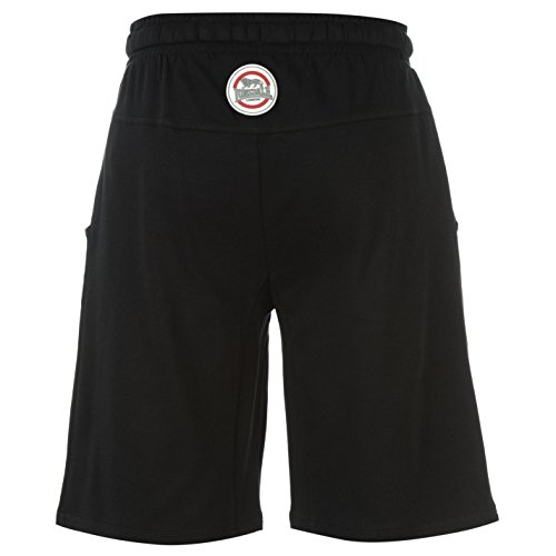 Lonsdale - Pantalones cortos de boxeo para hombre, pantalones deportivos Negro L