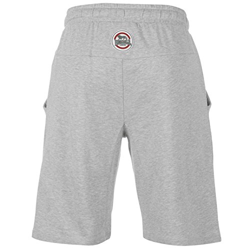 Lonsdale - Pantalones cortos ligeros, tipo bóxer, para hombre, Hombre, Gris claro, L