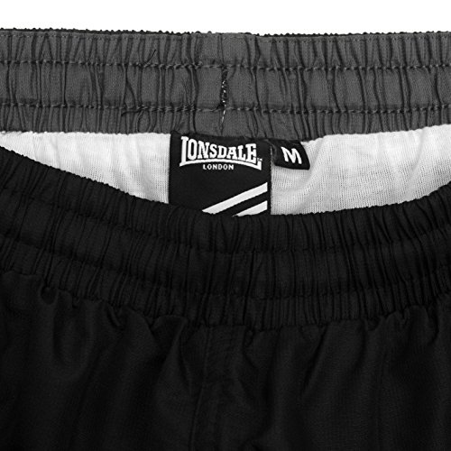 Lonsdale para hombre cerrada para pantalones de los deportes de ajuste en el dobladillo bajo pantalones para correr de cuerdas para el gimnasio pantalones de Running para