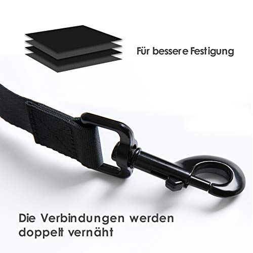 Looxmeer Correa de Adiestramiento para Perros, 5m/10m/20m, Correa Perro Larga, Cuerda para Perros Manos Libres, Correa Resistente Fuerte para Camping Paseo, Negro Looxmeer Correa de Adiestramiento para Perros, 5m/10m/20m, Correa Perro Larga, Cuerda para Perros Manos Libres, Correa Resistente Fuerte para Camping Paseo, Negro