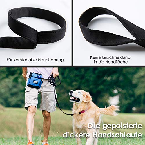 Looxmeer Correa de Adiestramiento para Perros, 5m/10m/20m, Correa Perro Larga, Cuerda para Perros Manos Libres, Correa Resistente Fuerte para Camping Paseo, Negro Looxmeer Correa de Adiestramiento para Perros, 5m/10m/20m, Correa Perro Larga, Cuerda para Perros Manos Libres, Correa Resistente Fuerte para Camping Paseo, Negro